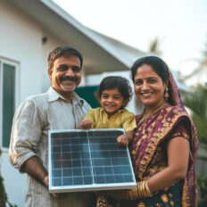 cost of solar panel for home India